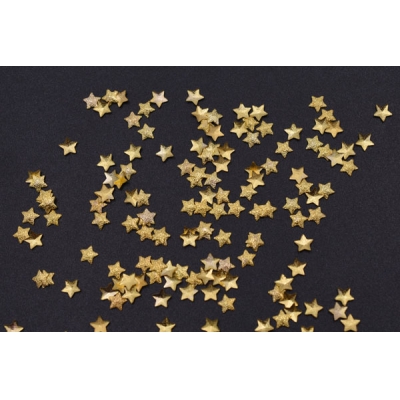 ネイルパーツ メタルパーツ 星型 3.6×3.8mm ゴールド【約500ヶ】