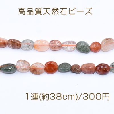 高品質天然石ビーズ カイファクリスタル さざれ 5-8mm【1連(約38cm)】