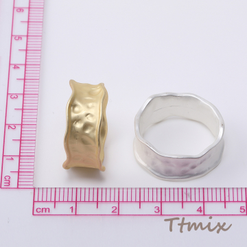 ファッションリング 指輪 デザインリングNo.12 幅約9mm【2ヶ】