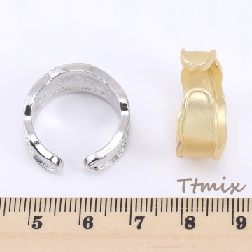 ファッションリング 指輪 デザインリングNo.24 幅約10mm【2ヶ】