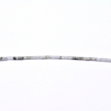 天然石ビーズ ムーンストーン 円柱型 1連(約88ヶ）