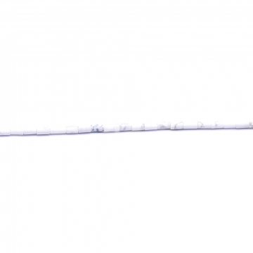 天然石ビーズ ホワイトハウライト 円柱型 1連(約94ヶ）