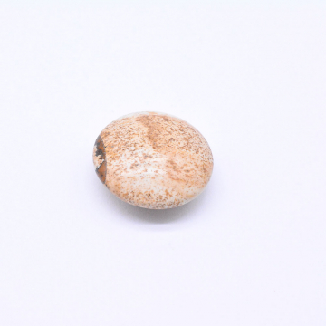 天然石パーツ ピクチャージャスパー ボタン型　無孔 10×22mm （1ヶ）
