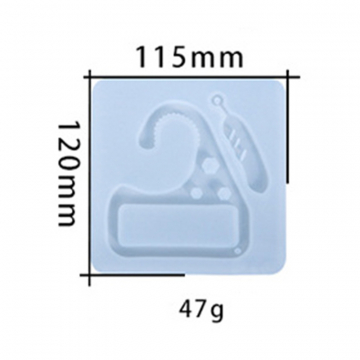 シリコンモールド　DIY　非接触 ドアオープナー　エポキシモールド　115×120mm (2ヶ)