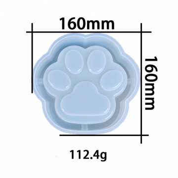 シリコンモールド DIY 猫の足型灰皿 160×160mm ハンドメイド用 (2ヶ)