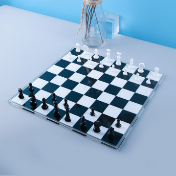 シリコンモールド DIY チェス盤型 315×315×10mm ハンドメイド用 （2ヶ）