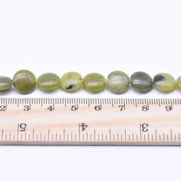 天然石ビーズ グリーンアパタイト 円形 10mm 1連(約39ヶ）