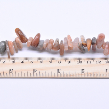 天然石ビーズ メノウ ミックス カラフル 不規則 ナゲット ピンク【10連（1連約39cm）】