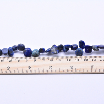 天然石ビーズ メノウ ミックス カラフル 不規則  ブルー 10連（1連約40cm）】
