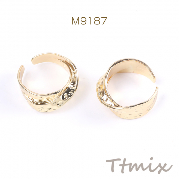 高品質デザインリング 指輪 幅約11.5mm ゴールド（1ヶ）