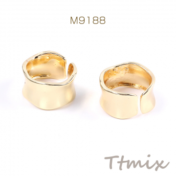 高品質デザインリング 指輪 幅約12mm ゴールド（1ヶ）
