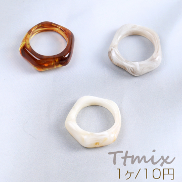 樹脂リング 指輪 25×27mm（1ヶ）