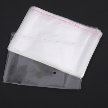 OPP袋 透明テープ付き 1穴 17×22cm（50枚）