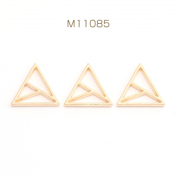 フレームパーツ 三角形 19×20mm ゴールド（10ヶ）