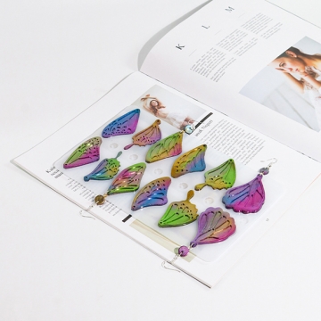 シリコンモールド 蝶の羽 チャーム 21.7×13cm （1ヶ）