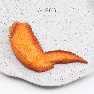 チャームパーツ プラスチック製 食べ物チャーム キーホルダーパーツ 食品サンプル カン付き 5×11cm（1ヶ）