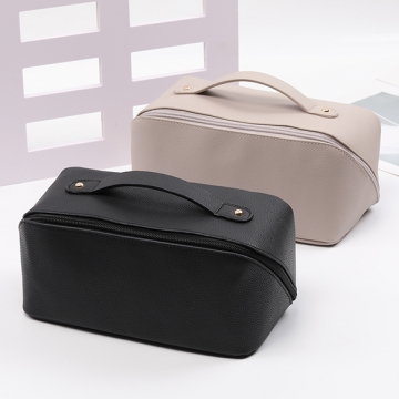 PUレザーバッグ コスメバッグ 化粧品収納バッグ 小物収納バッグ 11×11×23cm（1ヶ）